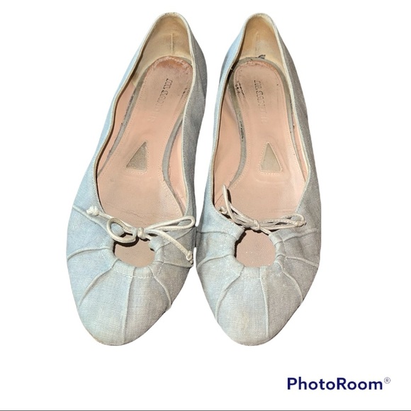 Jil Sander Canvas tie Flats 39.5 - Picture 2 of 6